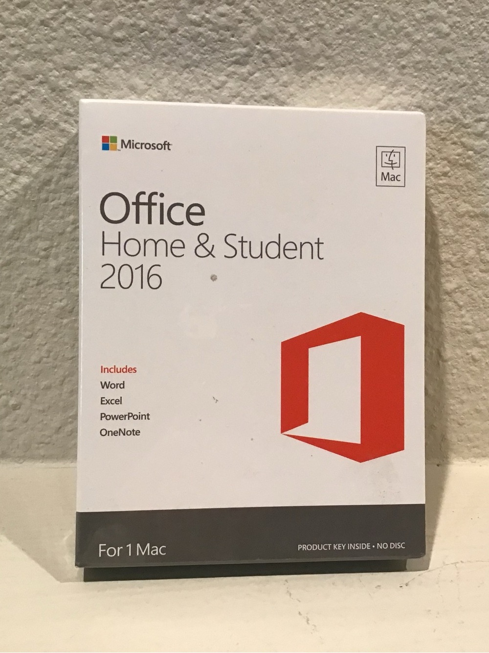 Microsoft Office Home & Student 2016 - White with Red Accent